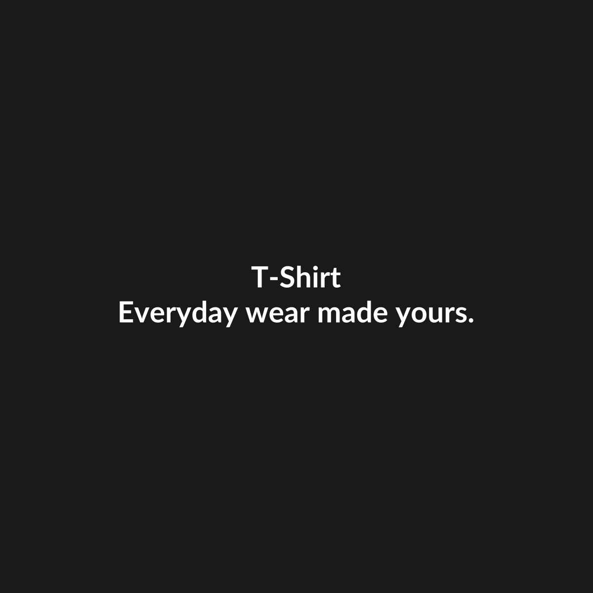 Custom t-shirt placeholder image