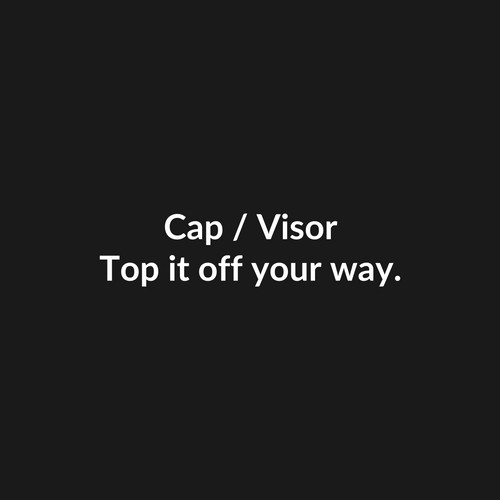 Custom cap or visor placeholder image