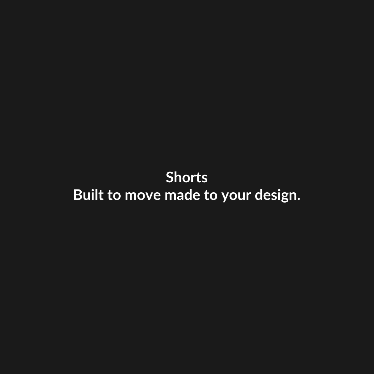 Custom shorts placeholder image